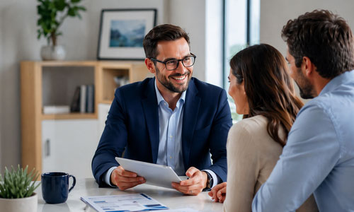 Insurance review conversation